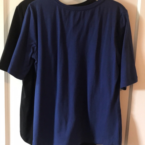NWOT. DENIM & CO ESSENTIAL T - 👉🏽 NAVY or BLACK? - Picture 4 of 5